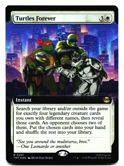 Turtles Forever (Extended Art) #261 Teenage Mutant Ninja Turtles Foil - Image 1