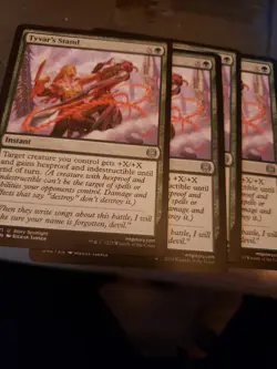 MTG PHYREXIA: ALL WILL BE ONE TYVAR'S STAND X4 PLAYSET - Image 1
