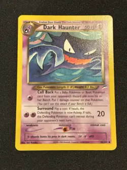 Pokemon TCG Dark Haunter 36/105 Neo Destiny LP - Image 2