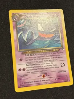 Pokemon TCG Dark Haunter 36/105 Neo Destiny LP - Image 3