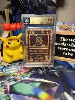 Pokemon Movie Vintage 1999 Ancient Mew Promo Beckett BGS 9.5 - Image 1