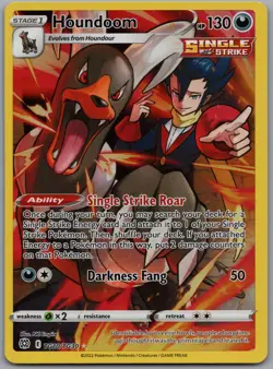 Pokemon TCG Houndoom TG10/TG30 Swsh09: Brilliant Stars Trainer Gallery Holo NM - Image 1