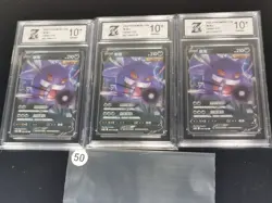 Pokemon TCG Chinese Gengar V CS4bC 072/132 RR Holo Card 3set- Z 10 - Image 1