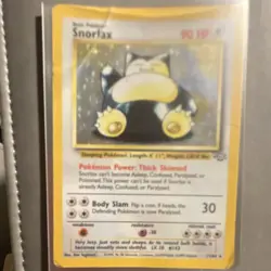 Pokemon Snorlax Jungle Holo Rare Card 11/64 90 HP Unlimited English - Image 1