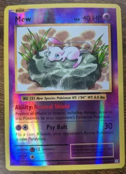 Pokemon TCG - Mew Reverse Holo XY - Evolutions 53/108 Holo Rare - LIGHTLY PLAYED - Image 1
