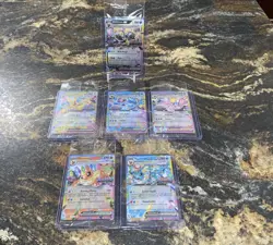 POKEMON PRISMATIC EVOLUTIONS SET OF 6 STAMPED SURPRISE BOX PROMOS SEALED Umbreon - Image 1