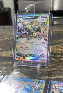 POKEMON PRISMATIC EVOLUTIONS SET OF 6 STAMPED SURPRISE BOX PROMOS SEALED Umbreon - Image 3