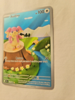 2025 Pokemon Full Art/Illustration Rare Holo Audino (151/086) Black Bolt (NM) - Image 5