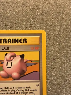 Pokemon TCG Clefairy Doll Trainer Base Set Unlimited 70/102 NM / LP Condition - Image 3