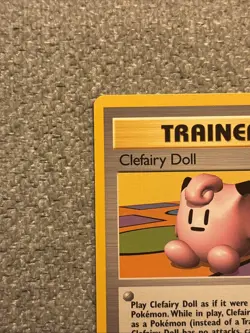 Pokemon TCG Clefairy Doll Trainer Base Set Unlimited 70/102 NM / LP Condition - Image 4