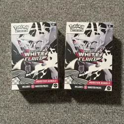Pokemon White Flare Booster Bundle x2 Factory Sealed Scarlet & Violet - Image 1