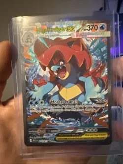 Mega Feraligatr EX 274/217 Ascended Heroes Special Illustration Rare Pokemon NM - Image 1