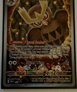 Pokemon TCG Noctowl SVP 147 Pokemon Center Promo - NM Holo - Image 3