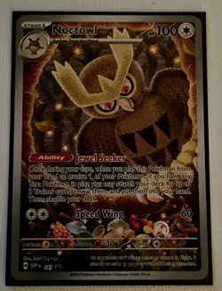Pokemon TCG Noctowl SVP 147 Pokemon Center Promo - NM Holo - Image 4