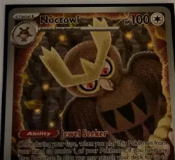 Pokemon TCG Noctowl SVP 147 Pokemon Center Promo - NM Holo - Image 5
