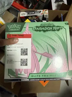 POKEMON TCG Scarlet & Violet Paradox Rift Elite Trainer Box ETB Iron Valiant - Image 2