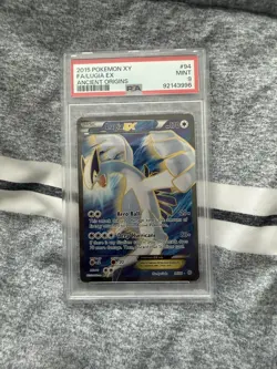 Pokemon TCG 2015 Lugia EX Full Art 94/98 XY Ancient Origins Ultra Rare PSA 9 - Image 1