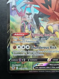 Pokemon Galarian Zapdos V Ultra Rare Full Art Holo Astral Radiance TG19/TG30 NM - Image 4