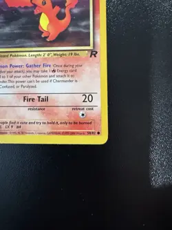 Pokemon TCG Team Rocket 1st Edition Charmander 50/82 LP - Image 5