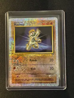Machop Reverse Holo 79/110 Legendary Collection 2002 Pokemon TCG LP - WOTC - Image 1