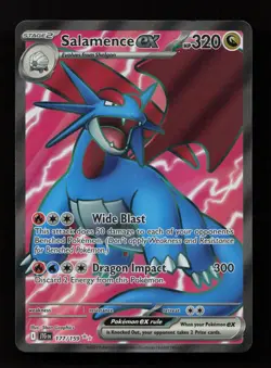 Salamence ex 177/159 Ultra Rare Journey Together Pokemon Near Mint - Image 1
