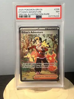 Pokemon TCG - Ethan's Adventure 236/182 Sv10: Destined Rivals Holo NM - Image 1
