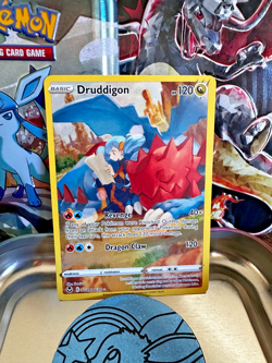 Pokemon TCG Druddigon TG09/TG30 Ultra Rare Silver Tempest - Image 1