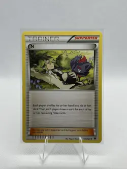 Pokemon TCG Fates Collide N 105/124 LP Condition - Image 1