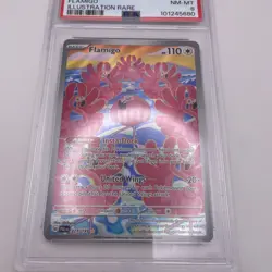 2023 Pokemon Pal EN - Flamigo Illustration Rare - 227/193 - PSA 8 - Image 3