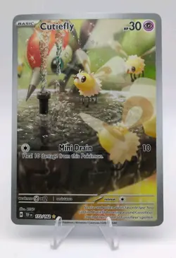 Pokemon TCG Cutiefly 172/162 Illustration Rare Temporal Forces NM - Image 1