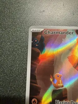 Pokemon Charmander 168/165 Illustration Rare Full Art Holo 151 Basic - Image 2