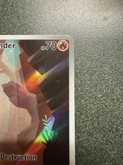 Pokemon Charmander 168/165 Illustration Rare Full Art Holo 151 Basic - Image 3