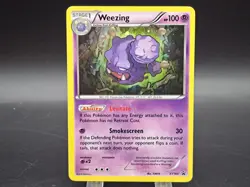 2016 Pokemon TCG: XY Evolutions- Weezing (#XY163) Promo ** Cosmos Swirls - Image 1