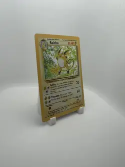1999 Pokemon Base Set Raichu 14/102 Holo Rare WOTC – LP - Image 4
