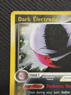 Pokemon Dark Electrode EX Team Rocket Returns 4/109 Reverse Holo Stamped Damaged - Image 2