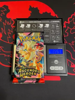 VERY HEAVY! GOD PACKUUU 22.61g Ascended Heroes Pokemon TCG Booster (SEALED) - Image 1