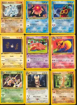 Investor Lot x39 Pokemon 1st Edition Various Vintage Sets Base Jungle +More AVL3 - Image 1