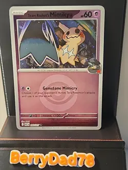 Team Rocket's Mimikyu 097/217 Ascended Heroes (Energy) Reverse Holo Pokemon NM - Image 1