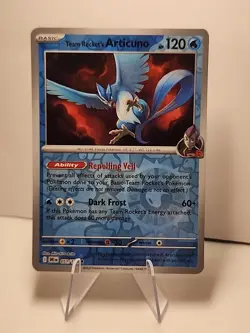 Team Rocket's Articuno 051/182 Destined Rivals Reverse Holo Pokemon TCG NM - Image 1