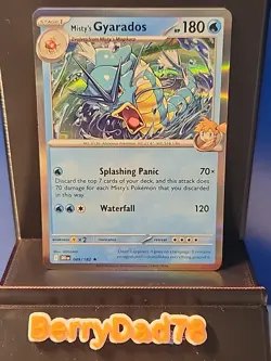 Misty's Gyarados 049/182 Sv10: Destined Rivals Holo Pokemon TCG NM - Image 1