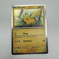 Pokemon TCG Pikachu 002/015 McDonald's M24 EN Promo Holo LP - Image 1