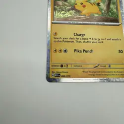 Pokemon TCG Pikachu 002/015 McDonald's M24 EN Promo Holo LP - Image 5