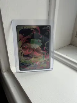 Pokemon Bulbasaur 133/132 English Mega Evolution Stamped Full Art Promo - Image 1