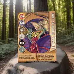 Bakugan New Vestroia | Earth Wind & Fire 🥉 Copper Gate Card 21/48b - Image 1