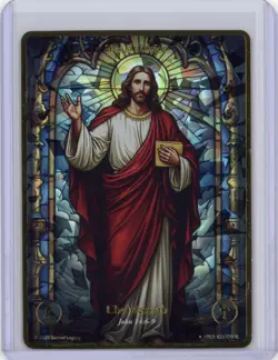 2025 Sacred Legacy: SECRET RARE - The Messiah - 103/100 1st Edition BEST CARD - Image 1