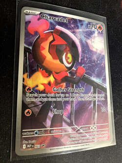 Charcadet Promo 022 - Pokemon Card - Near Mint - Phantasmal Flames Promo - Image 2