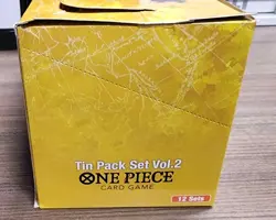 One Piece Card Game Tin Pack Set Vol 2 TS-02 Display Box of 12 Tins English - Image 3