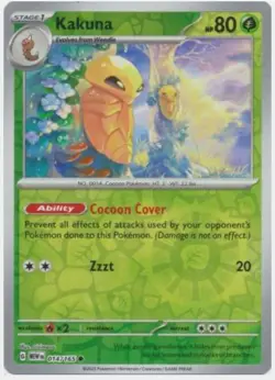 Kakuna 014/165 Reverse Holo Scarlet & Violet 151 Pokemon Card MINT - Image 1