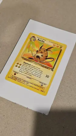 Raichu 29 Fossil Pokemon Card Game WOTC 1999 NEAR MINT - Image 2