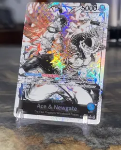 ST22-001 Ace & Newgate (Alt Art) LEADER ONE PIECE Card TCG English - Image 2